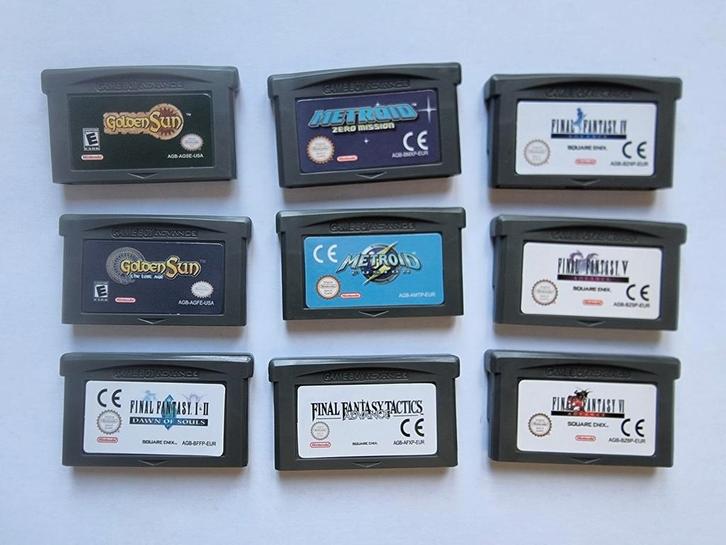 GBA games (Final Fantasy, Metroid, Golden Sun), Spelcomputers en Games, Games | Nintendo Game Boy, Zo goed als nieuw, Role Playing Game (Rpg)