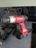 Gamma Accuboormachine met koffer & accessoires, Variabele snelheid, Ophalen of Verzenden, Minder dan 400 watt, Zo goed als nieuw