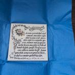 Vintage tegeltje moeder, Ophalen, Zo goed als nieuw