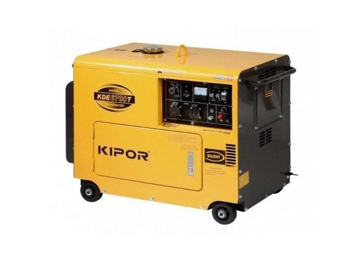 Kipor KDE6700T Diesel Aggregaat – 5 kVA – 230V, Doe-het-zelf en Verbouw, Overige Doe-het-zelf en Verbouw, Nieuw, Ophalen