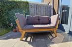 Houten tuinbank/ligbed, Tuin en Terras, Tuinbanken, Ophalen, Gebruikt, Hout