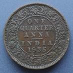 Quarter Anna India 1935, Postzegels en Munten, Munten | Azië, Ophalen of Verzenden, Losse munt, Zuid-Azië