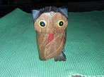 Houten uil beeldje, Ophalen of Verzenden, Zo goed als nieuw, Dier