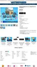 Infinity Kappa 40.1cs composet / speakers 4'' / 10cm, Auto diversen, Autospeakers, Gebruikt, ., Ophalen of Verzenden, .