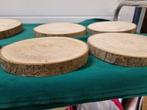 decoratie boomstam schijven zes stuks met schors, Ophalen of Verzenden, 'T Olde Gre-j, Info@toldegrej.nl, Endepoelstraat 20f Didam