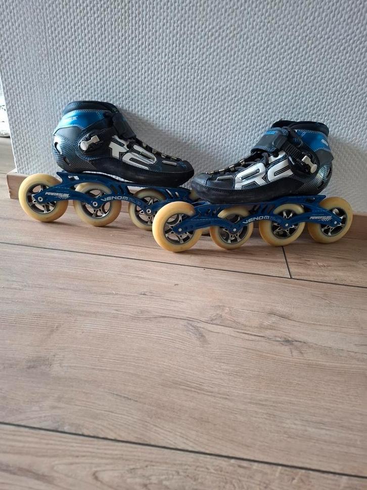 Powerslide R2 skeelers maat 41, Sport en Fitness, Skeelers, Zo goed als nieuw, Inline skates 4 wielen, Powerslide, Ophalen of Verzenden