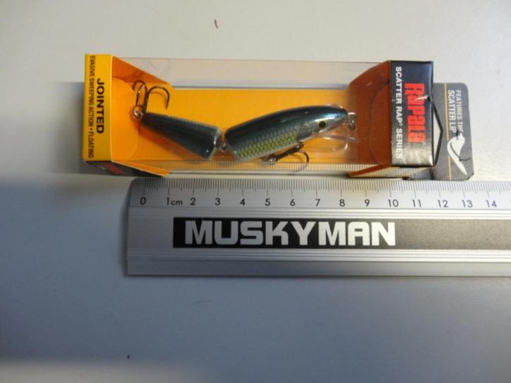 Kunstaas: Rapala Scatter Rap Jointed (SCRJ-09) pluggen, Watersport en Boten, Hengelsport | Roofvissen, Nieuw, Overige typen, Verzenden