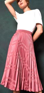 TED BAKER SATIJNEN GEPLOOIDE ROK, 40 (NEW €290) NIEUW💖💖💖, Maat 38/40 (M), Nieuw, Ophalen of Verzenden, Roze
