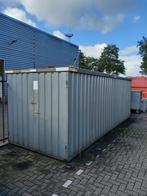 Opslagcontainer 3x2 & 6x2 tuinschuur tuinhuis bouwcontainer, Ophalen, Gebruikt, Metaal, Containerberging