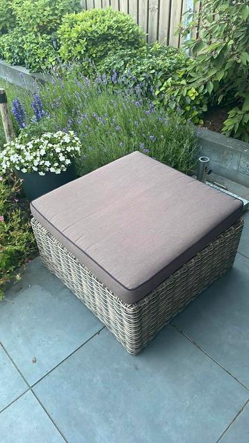 Exotan rimini hocker met kussen 72x72cm beschikbaar voor biedingen