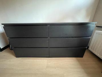 Ikea Malm ladekast, 6 lades, ZO GOED ALS NIEUW! - afbeelding 1