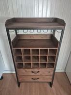 Wijnkast, Huis en Inrichting, Kasten | Vitrinekasten, Ophalen, 100 tot 150 cm, 50 tot 100 cm, Met lade(s)