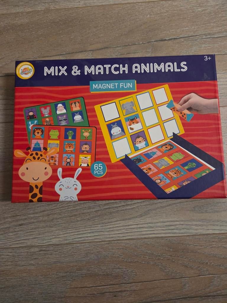 Mix & Match Animals Magnetisch Speelgoed, Kinderen en Baby's, Speelgoed | Educatief en Creatief, Nieuw, Ophalen of Verzenden