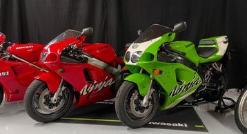 Kawasaki ZX7R rood en groen (P3 en P4) 1998 / 1999 org. NL beschikbaar voor biedingen