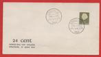 Nederland - FDC - '24 cent' - 12 april 1963 (pst. Enschede), Postzegels en Munten, Postzegels | Eerstedagenveloppen, Ophalen of Verzenden