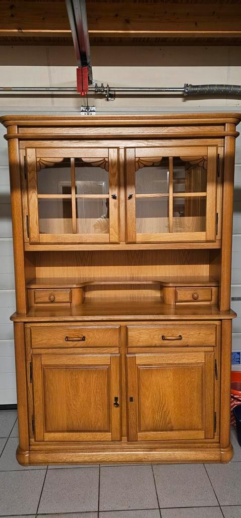 Eiken Buffetkast nette staat, Huis en Inrichting, Kasten | Buffetkasten, Gebruikt, 200 cm of meer, 100 tot 150 cm, 25 tot 50 cm