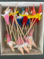 Take dis cocktail prikkers Clown voor een feestje, Ophalen of Verzenden, Zo goed als nieuw