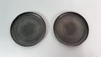 Vintage Daalderop onderzetters x2  tin, 8,5 cm diameter 7A12, Antiek en Kunst, Ophalen of Verzenden