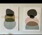 Werk aan de muur set van 2 artframe wisseldoeken 60 x 85 cm, Ophalen of Verzenden