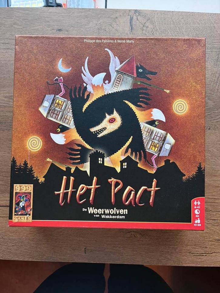 Het Pact – De Weerwolven van Wakkerdam +Uitbreidingen, Hobby en Vrije tijd, Gezelschapsspellen | Bordspellen, Nieuw, Vijf spelers of meer