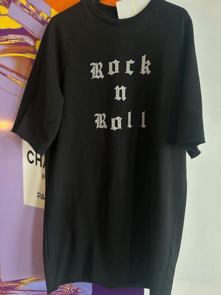 Zwart Rock n Roll studs T-shirt jurk ZADIG & VOLTAIRE M 38, Kleding | Dames, Jurken, Zo goed als nieuw, Maat 38/40 (M), Zwart