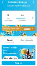 AH Bioscoopzegels 10 volle spaarkaarten., Verzamelen, Albert Heijn, Verzenden