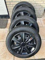 Winterbanden op velg 185/60 R15, Auto-onderdelen, Banden en Velgen, Ophalen, Gebruikt, 15 inch, Banden en Velgen