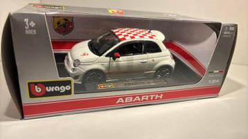 Fiat abarth 500 Bburago 1.24 beschikbaar voor biedingen