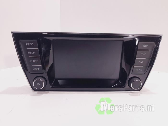 Navigatie Display van een Skoda Fabia, Auto-onderdelen, Elektronica en Kabels, Skoda, Gebruikt, 6 maanden garantie, 12 maanden garantie