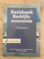 Basisboek bedrijfseconomie opgavenboek, Ophalen of Verzenden, Zo goed als nieuw