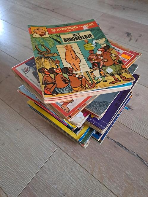 Doos vol met diverse stripboeken (83 stuks), Boeken, Stripboeken, Gelezen, Meerdere stripboeken, Ophalen of Verzenden