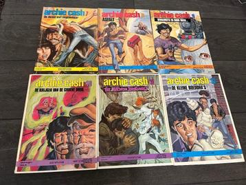 Bijna complete reeks Archie Cash stripboeken, nr. 1-13 + 15 beschikbaar voor biedingen