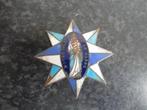 Oude Franse Notre Dame insigne, Koningin van de Hemel, Verzamelen, Verzenden, Gebruikt, Overige onderwerpen, Speldje of Pin