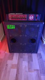SWR 350 Red Face + Trace Elliot 4x10 Cabinet, Ophalen, Gebruikt, Basgitaar, 100 watt of meer