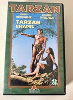 VHS videoband Tarzan Escapes Johnny Weismuller, Ophalen of Verzenden, Gebruikt, Actie en Avontuur