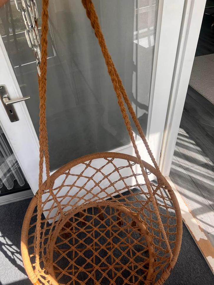 Hangstoel in goede staat! - Bohemian, Tuin en Terras, Hangmatten, Zo goed als nieuw, Eenpersoons, Inklapbaar, Binnen, Ophalen