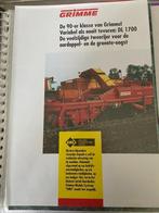 Werktuigfolders, Ophalen of Verzenden, Zo goed als nieuw, Folder