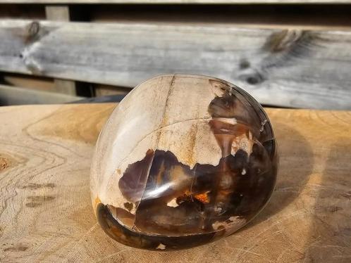 Mooi zachte versteend hout handsteen, Sieraden, Tassen en Uiterlijk, Edelstenen, Ophalen of Verzenden