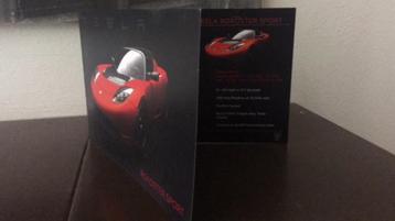 Tesla Model S, Roadster, X brochure/auto folder '09 - '13 beschikbaar voor biedingen