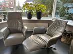 2 Verstelbare Relaxstoelen - S & L Model, Huis en Inrichting, Fauteuils, Ophalen, Gebruikt, Minder dan 75 cm, Leer