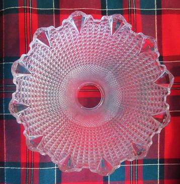 Vintage ArtDeco Holophane glazen lampenkap.  beschikbaar voor biedingen