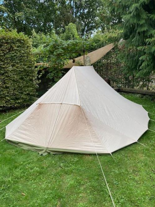 Katoenen tent van Slee type Mirakel, een 'oude gouwe', Caravans en Kamperen, Tenten, Gebruikt, Ophalen