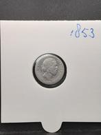 10 cent 1853 koning Willem III, Koning Willem III, Zilver, Ophalen of Verzenden, 10 cent