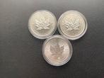 Maple leaf zilveren munt 1 ounce willekeurig jaartal, Ophalen of Verzenden, Zilver