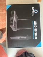 Devine WMD‑50 Solo draadloos UHF microfoon‑systeem, Ophalen of Verzenden, Zo goed als nieuw, Draadloos