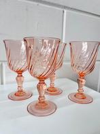 Roze wijnglazen Rosaline roze glas Swril wijnglas roze, Ophalen of Verzenden, Gebruikt, Overige typen