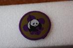 Scouting badge met panda, Verzamelen, Scouting, Ophalen of Verzenden, Embleem, Speld of Insigne, Zo goed als nieuw