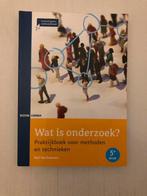 Wat is onderzoek? - Nel Verhoeven, Boeken, Studieboeken en Cursussen, Bel Verhoeven, Ophalen of Verzenden, Zo goed als nieuw