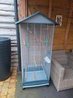 Mooie hoge volière, Dieren en Toebehoren, Ophalen, Zo goed als nieuw, Aluminium, Volière