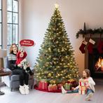 Kerstboom, 210 cm Vast Ingebouwde Ledlampen Vlamvertragend, Diversen, Kerst, Ophalen of Verzenden, Nieuw